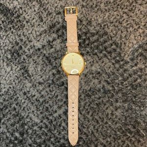 Kate Spade Metro Watch with Quilted Band